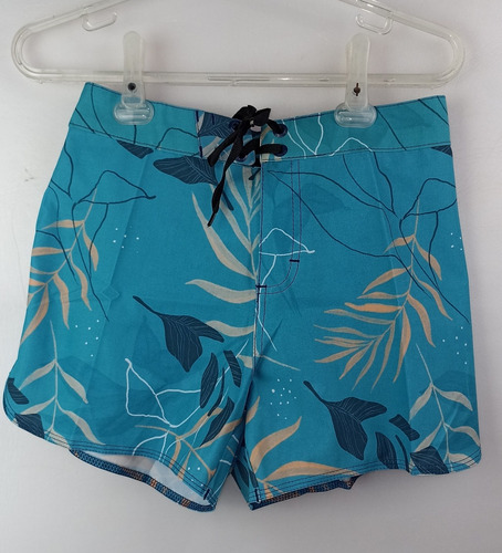 Bermuda Surf Feminina Shorts Surf Pena Tecido Flexível 