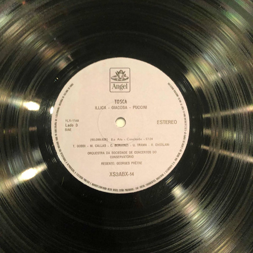 Tosca Opera Completa Com Libreto (2 Lp) Disco De Vinil (Usado)