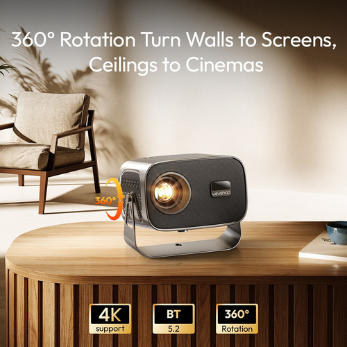 Byintek A12 4k Android11 Projector Auto Focus Keystone