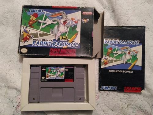 Snes Bug Bunny Rabbit Rampage  (zelda,mario,samson)