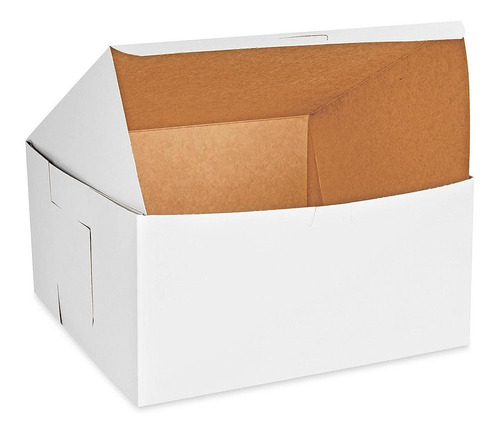 Cajas Para Pasteles - 30x30x15 Cm, Blancas - 50/paq - Uline