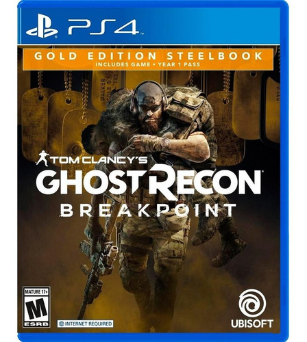 Ghost Recon Breakpoint Steelbook Gold Edition Ps4 Envio Rapi