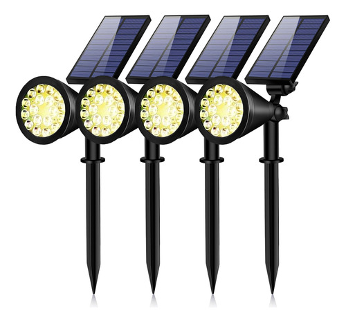 Luces Solares Led Exteriores Para Paisaje Y Jardín, 2 En 1