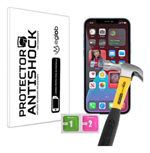 Imagen 1 de 1 de Protector De Pantalla Antishock Anti-golpe iPhone 12 Pro