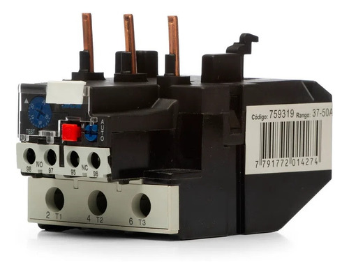 Imagen 2 de 6 de Rele De Proteccion Termica Sica 759319 Regulable De 37 A 50a