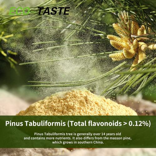 Polen De Pino En Polvo Eco-taste Pinus Tabuliformis 180 Ml 9