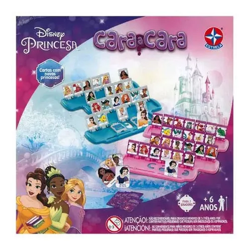 Jogo Cara A Cara Princesas Disney Estrela