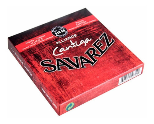 Savarez 510ar Encordadura Guitarra Clasica Alliance Cantiga