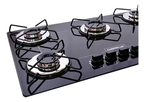 【保障できる】 Cooktop 5 Bocas Chamalux Ultra Chama Bivolt Trempe Aramada その他