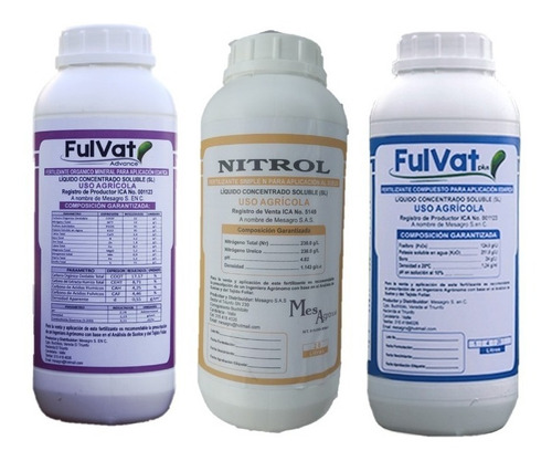Abono Kit Full Reforzado En Nitrógeno, Fósforo Y Potasio