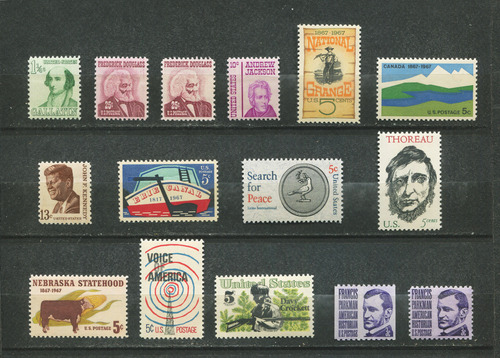 Estados Unidos Sellos Estampillas Usa Año 1967 Mnh