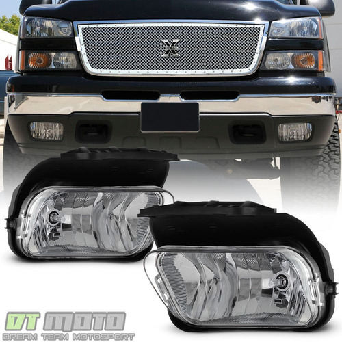 Par Faros Niebla Chevrolet Silverado 2500 Hd Base 2004 6.6l