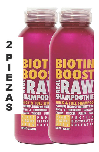 Shampoo Real Raw Biotin Boost 355 Ml,2