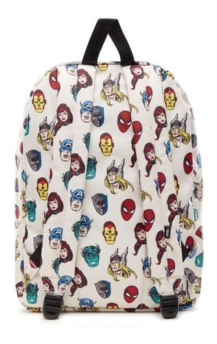 Mochila Vans Hombre Beige Marvel Old Skool Ii Ba Vn000onirub Diseño de la tela Estampado