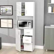 Comprar Mueble Para Microondas Moderno Lia Blanco R&r Muebles