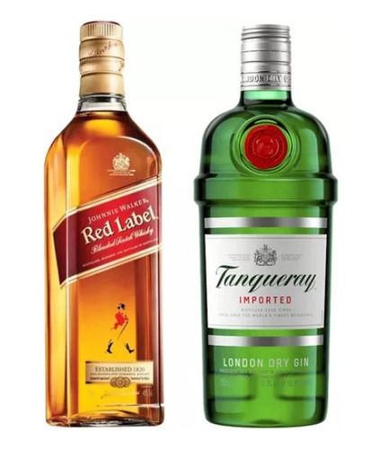 Whisky Escocés Blended Red Label + Tanqueray London Dry