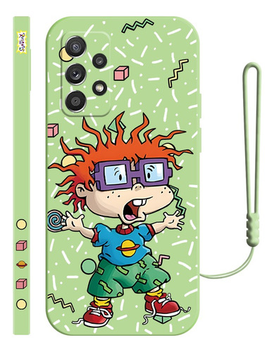 Carcasa Silicona Diseño De Rugrats Para Samsung + Correas