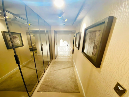 Imagem 19 de 21 de Apartamento Todo Mobiliado 116m² 2 Suites Ar Condicionado Varanda Gourmet 2 Vagas
