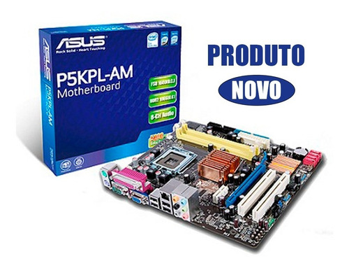 Placa Mãe Asus P5kpl-am 775 Ddr2 Nova Na Caixa