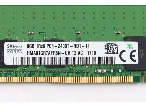 Memoria Hynix 8gb Pc4-2400t Udimm Hma81gu6afr8n-uh Desktop (Usado)