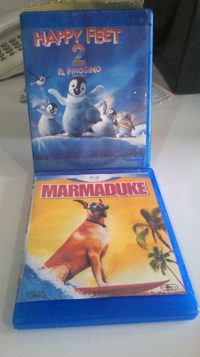Happy Feet 2  + Marmaduke Blu Ray + Dvd Original