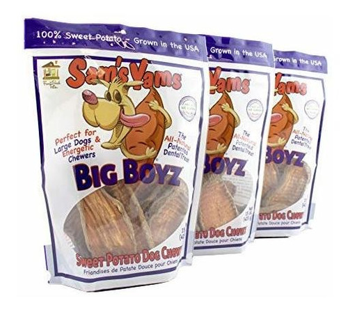 Snacks Perros Camote Grandes Sam's Yams 15oz (3 Bolsas)