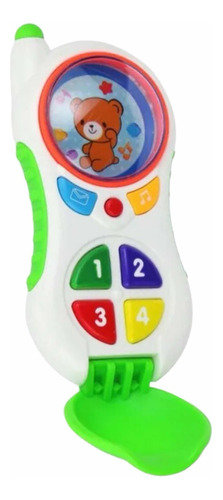 Telefono Celular Musical Interactivo Sonido Luces Para Bebe