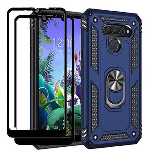 Funda Para LG K50/LG Q60 Con [2 Unidades] Templado Gl189