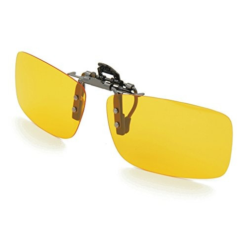 Besgoods Yellow Night Vision Clipper Polarizado Flip Up Meta