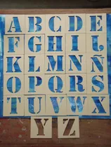 Comprar  Plantilla Stencil  Abecedario Y  Numeros 3 Cms 