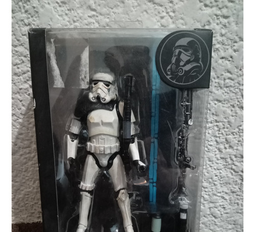 Figura Sand Trooper Black Series Hasbro Linea Azul