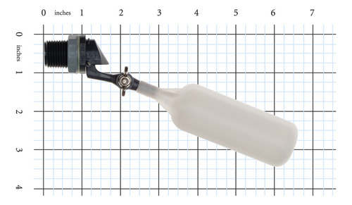 Válvula De Flotador Mini Ajustable Para Tanque Pvc