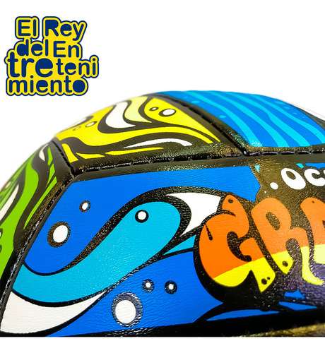 Imagen 4 de 4 de Pelota De Volleyball Wilson Graffiti Playa Original - El Rey