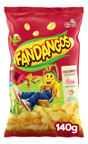 Salgadinho De Milho Presunto Elma Chips Fandangos 140g