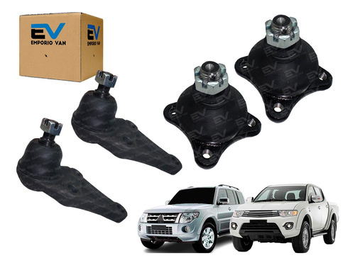 Kit Pivo Superior E Inferior L200 Triton Pajero Full