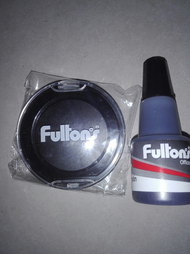 Tampon Dactilar + Tinta 24 Ml Oferta Fultons