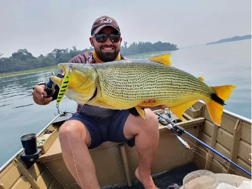 Carretilha de velocidade Raptor Big Game da Pesca Brasil - Direita