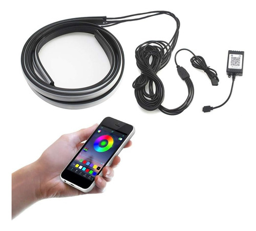 Tira De Luces Led Rgb Para Chasis De Auto Con App Control