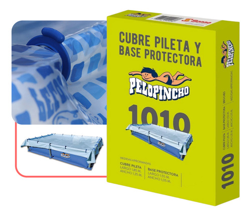 Cubre Pileta Cobertor Y Base Protectora Pelopincho 1010