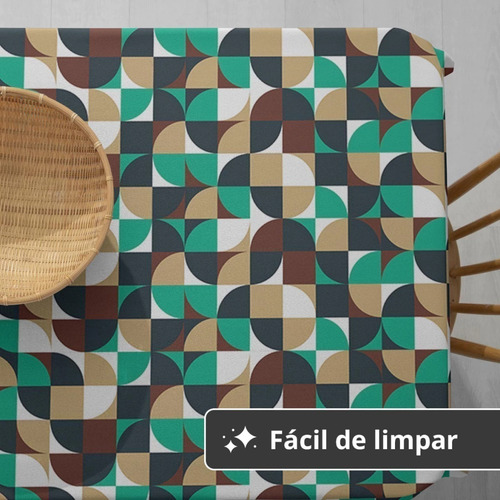 2 Toalhas Mesa Plástica Térmica Mob 2 Lugares 70 X 70