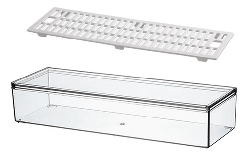 Organizador Para Refrigerador, Bandeja Pequeña Y De Drenaje