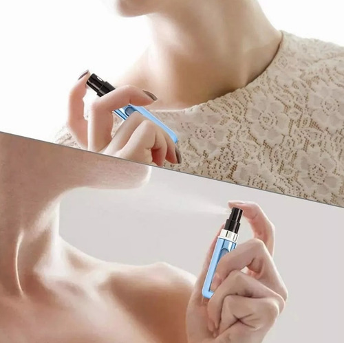 Mini Botella De Perfume Recargable, 5 Ml, Soporte Para Perfu
