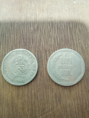 Monedas De Un Nuevo Sol Año 1995 En Buen Estado