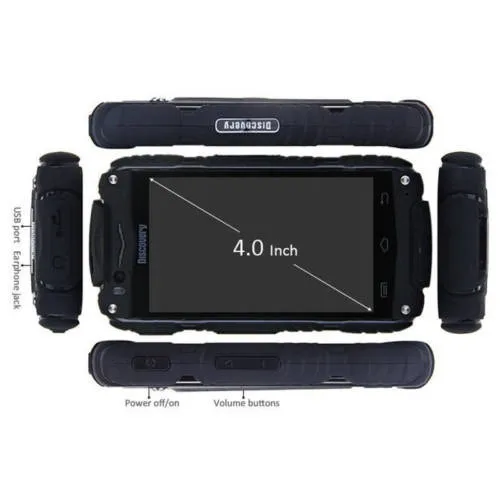Móvil 3g Discovery V8 Android Smartphone Resistente 4''