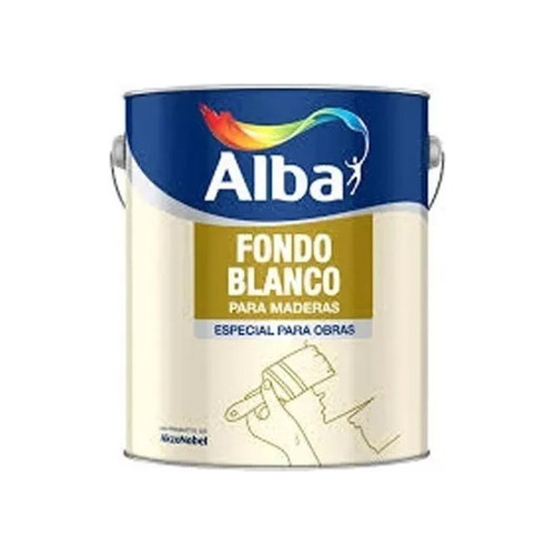 Fondo Sintetico Blanco Para Maderas 1 L Alba Standard Mm