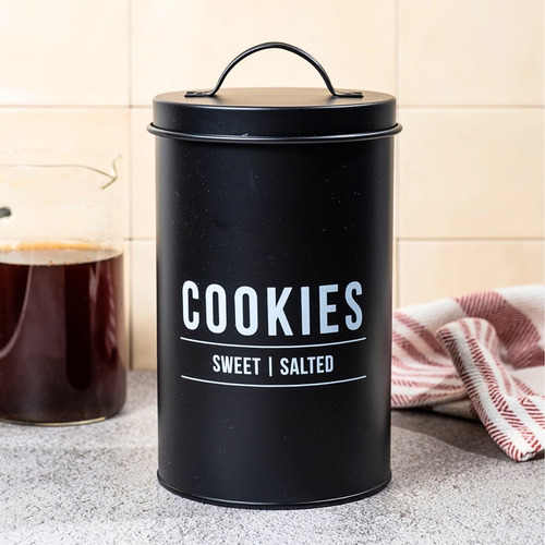 Pote Manhattan Cookie Organizador Lata Para Biscoito 1,6l