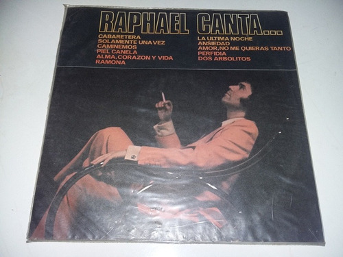 Lp Vinilo Disco Acetato Vinyl Raphael Canta