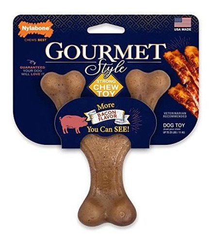 Nylabone Gourmet Style Dog Chew Toys, Seguro Y De Larga Dura