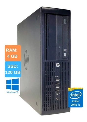 Imagem 1 de 6 de Computador Hp Pro 4300 Core I3-2130 4gb 120gb Ssd Wi-fi