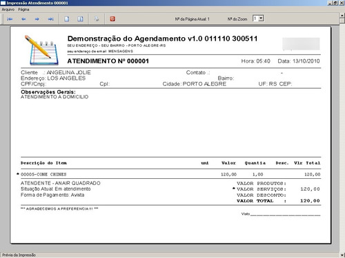 Programa Para Cadastro De Clientes E Agendamentos V1.0
